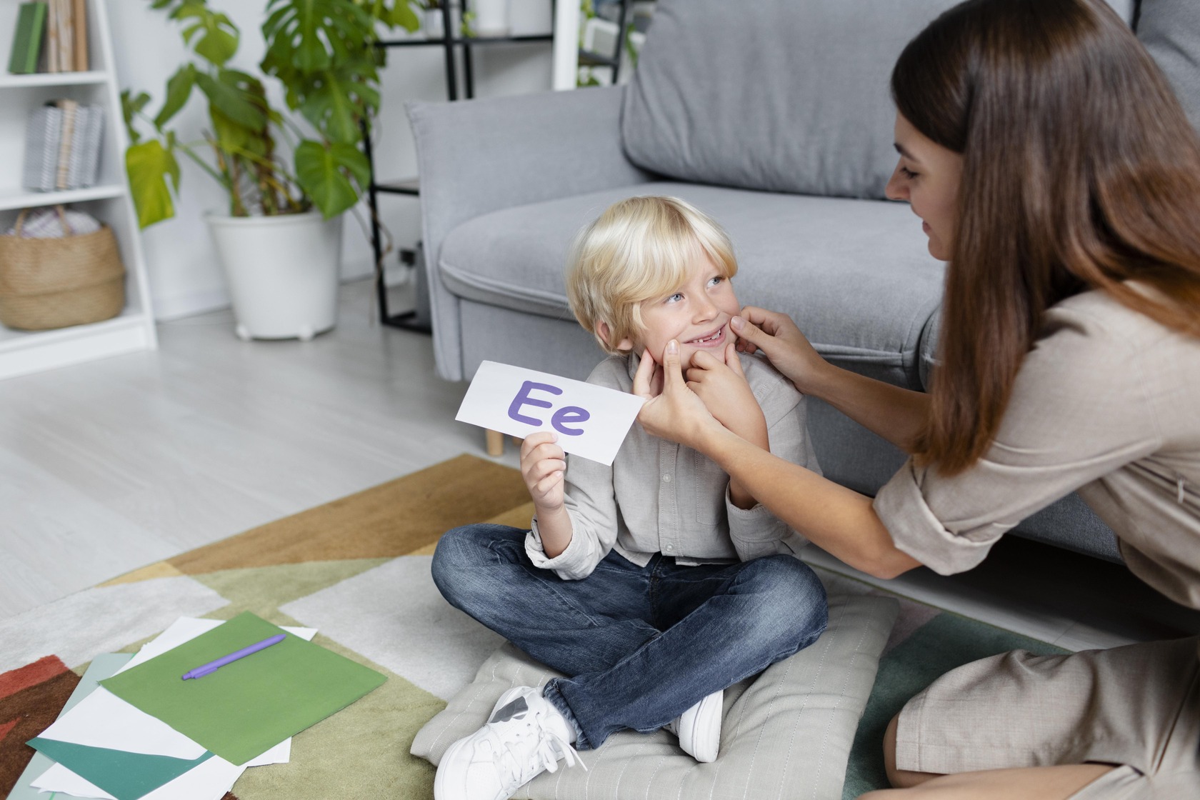 Ejercicio visual para trabajar la educación emocional infantil en casa