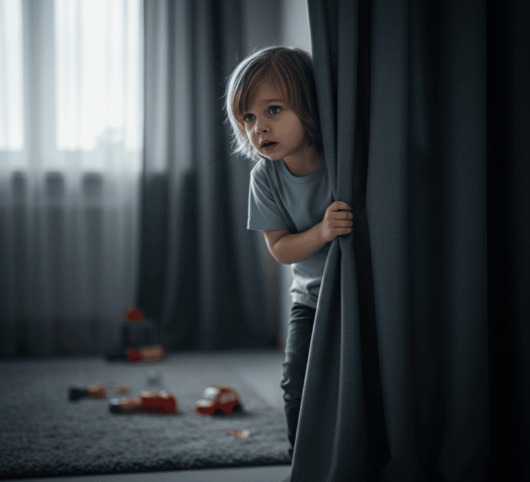 Niño con ansiedad infantil en Miami