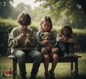 Niños en edad infantil mostrando inseguridad emocional en Ciudad de México