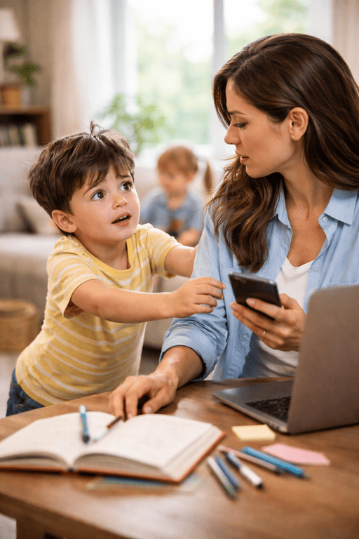 Niños que buscan atención todo el tiempo y expresan inseguridad emocional